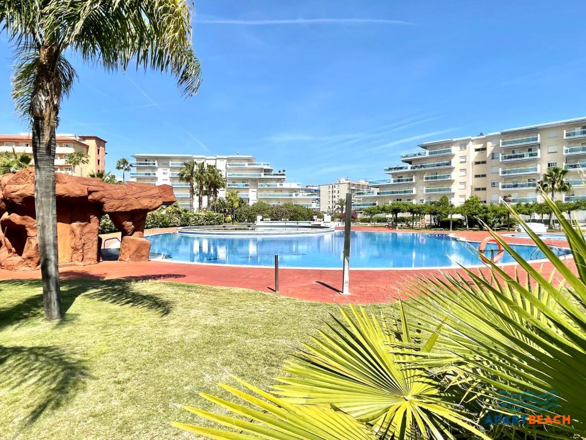 Apartbeach Los Juncos Residencial Piscinas Y Petanca La Pineda Luaran gambar