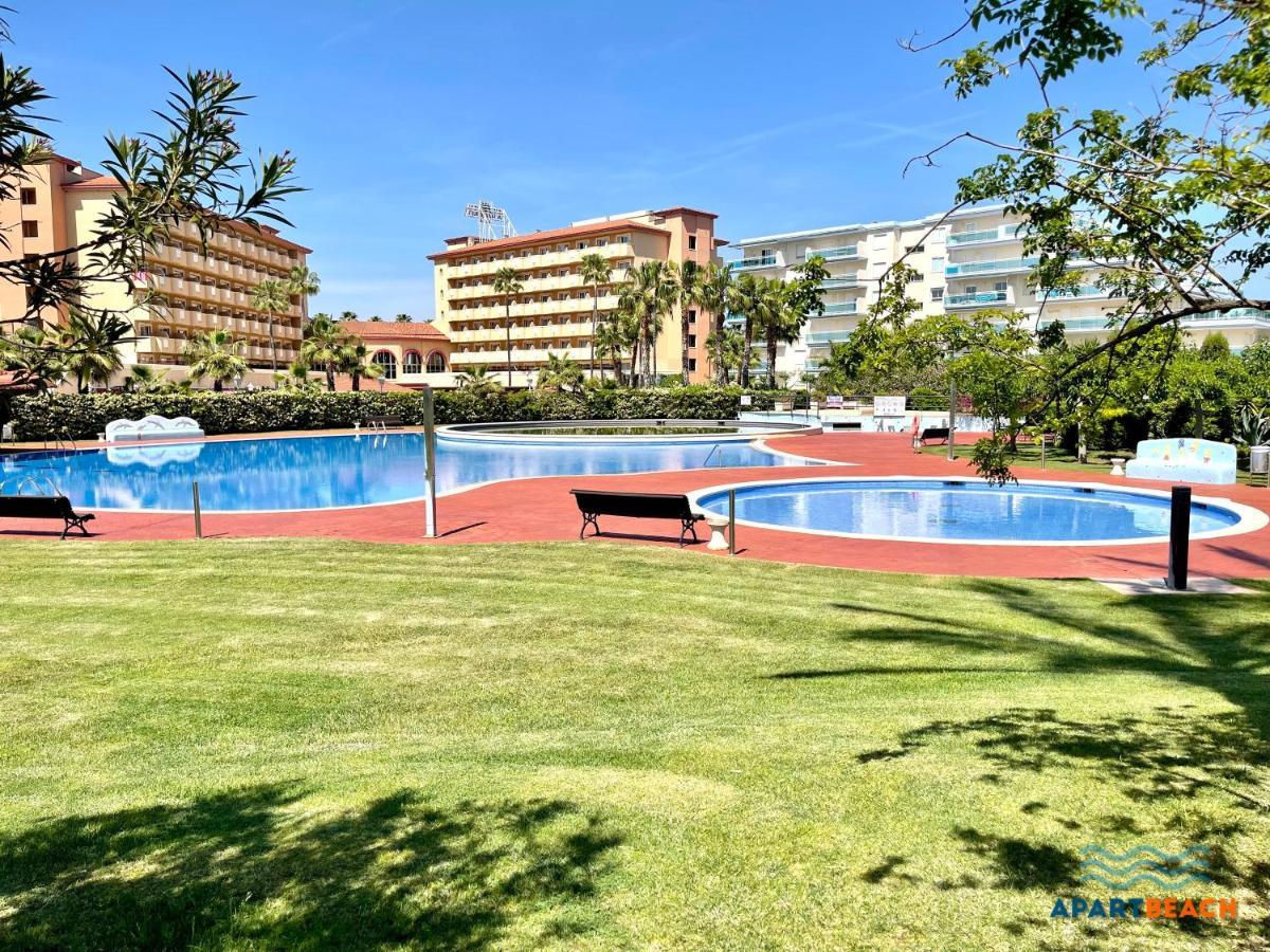 Apartbeach Los Juncos Residencial Piscinas Y Petanca La Pineda Luaran gambar