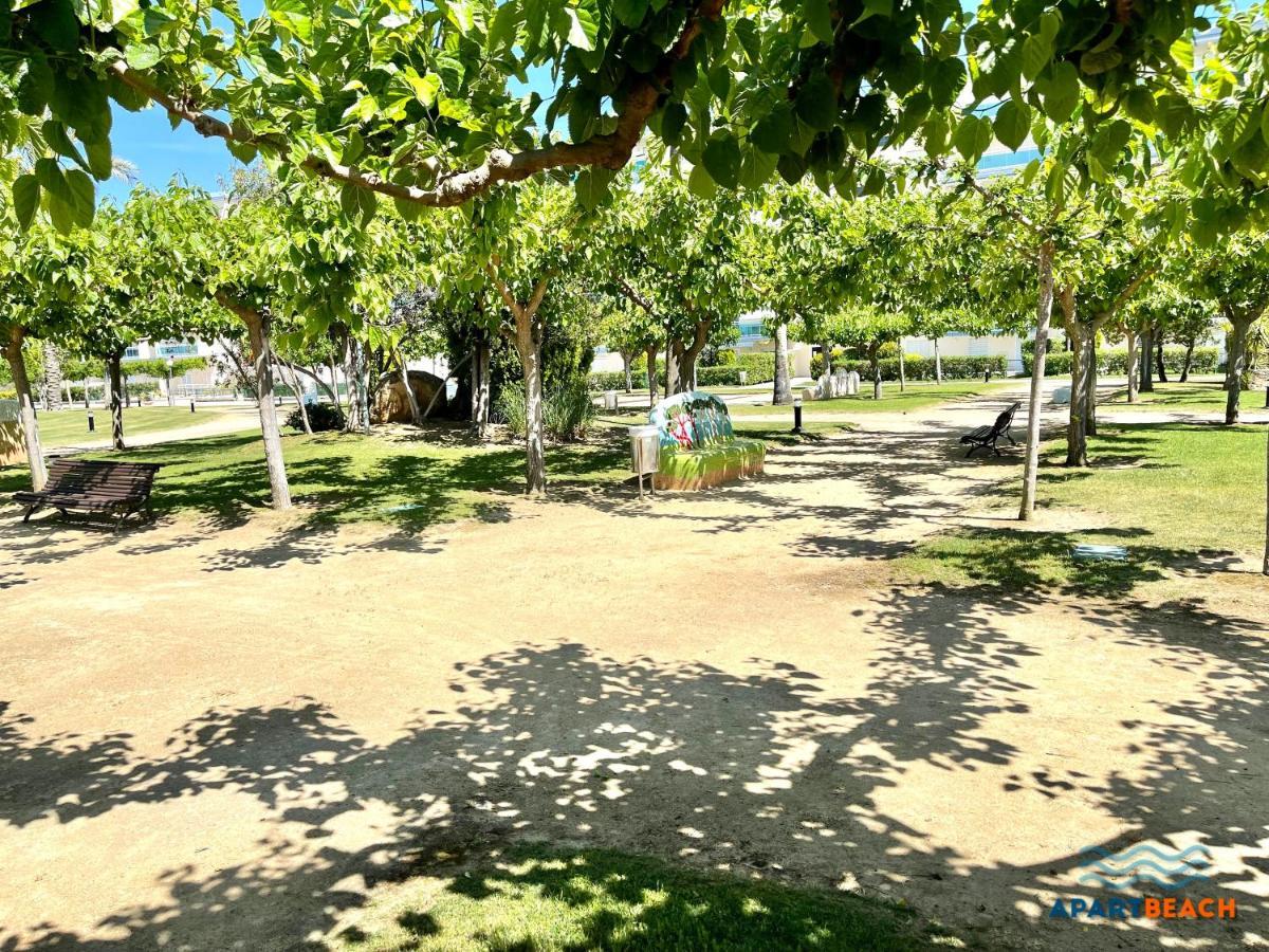 Apartbeach Los Juncos Residencial Piscinas Y Petanca La Pineda Luaran gambar