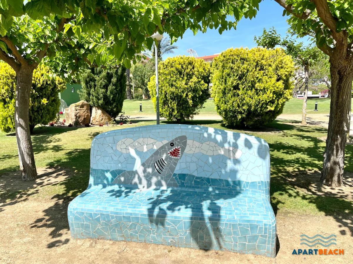 Apartbeach Los Juncos Residencial Piscinas Y Petanca La Pineda Luaran gambar