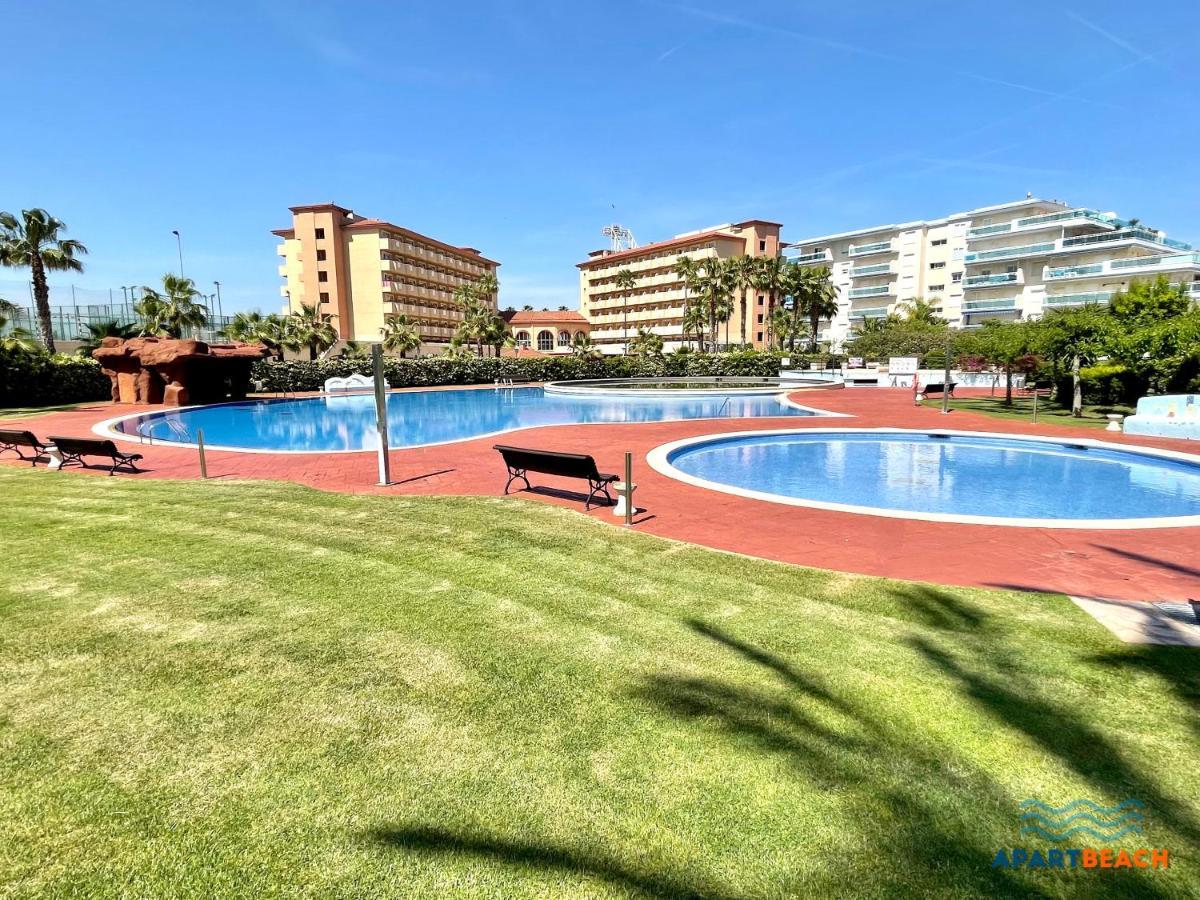 Apartbeach Los Juncos Residencial Piscinas Y Petanca La Pineda Luaran gambar