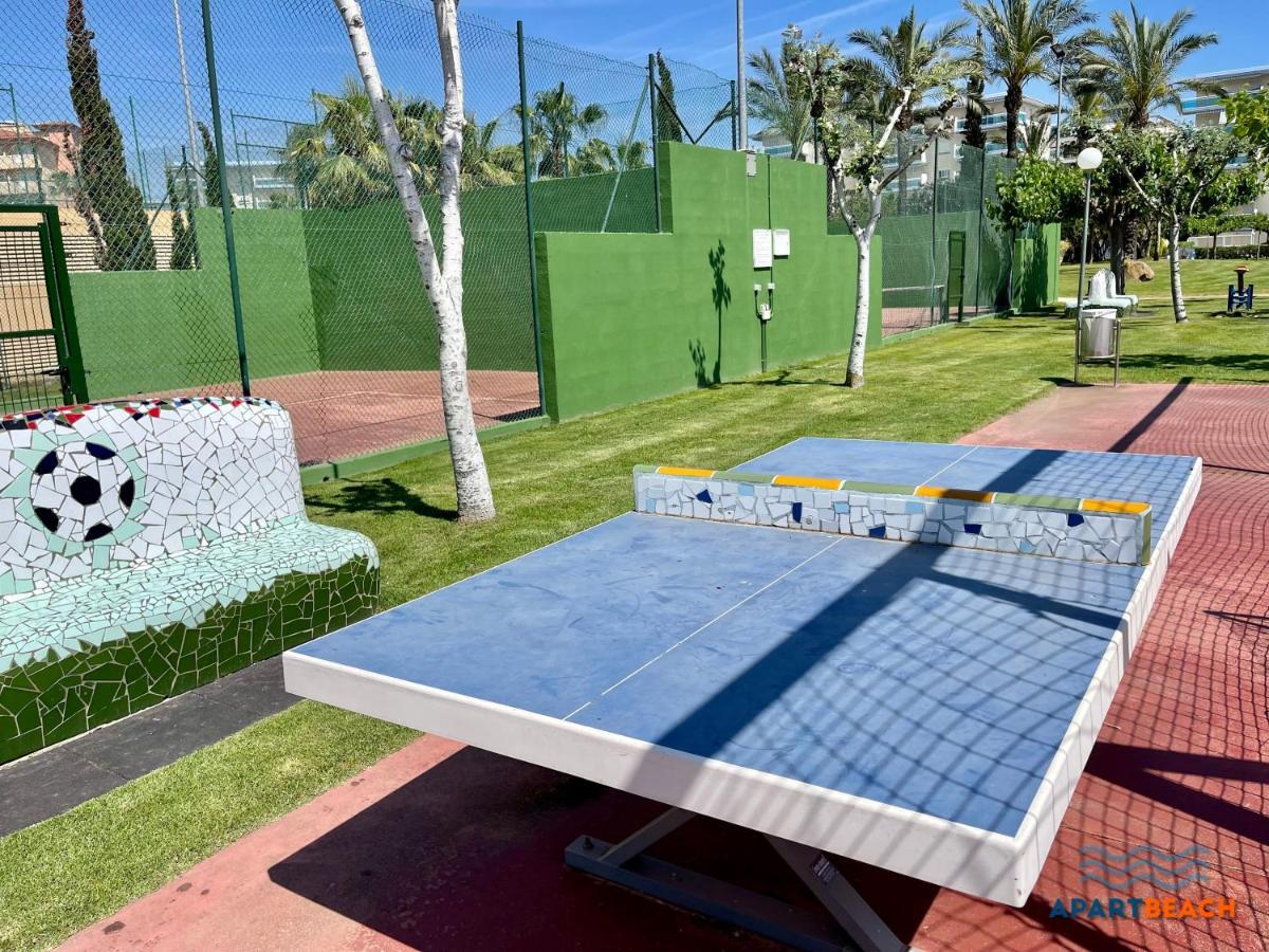 Apartbeach Los Juncos Residencial Piscinas Y Petanca La Pineda Luaran gambar