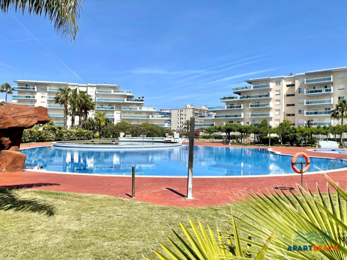 Apartbeach Los Juncos Residencial Piscinas Y Petanca La Pineda Luaran gambar