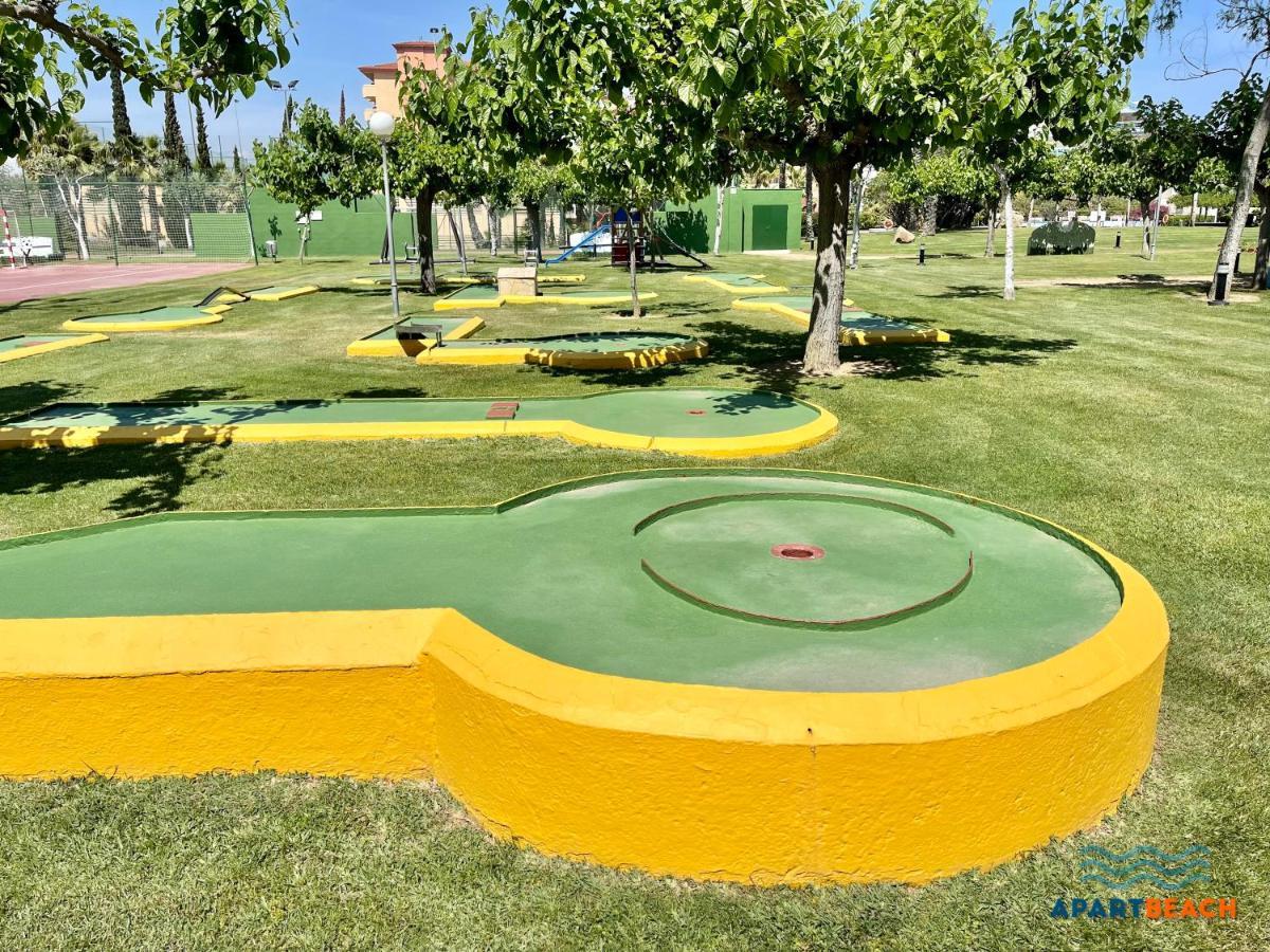 Apartbeach Los Juncos Residencial Piscinas Y Petanca La Pineda Luaran gambar
