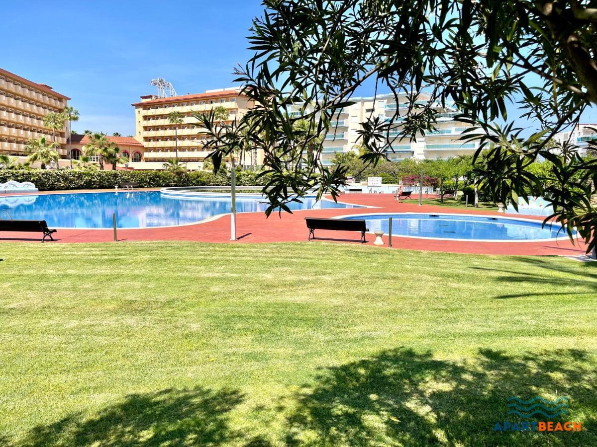 Apartbeach Los Juncos Residencial Piscinas Y Petanca La Pineda Luaran gambar