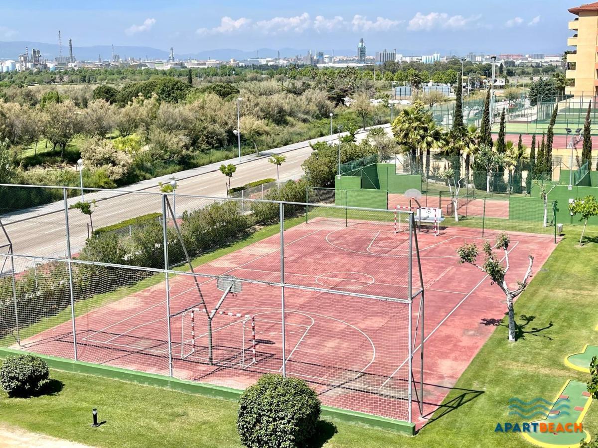 Apartbeach Los Juncos Residencial Piscinas Y Petanca La Pineda Luaran gambar